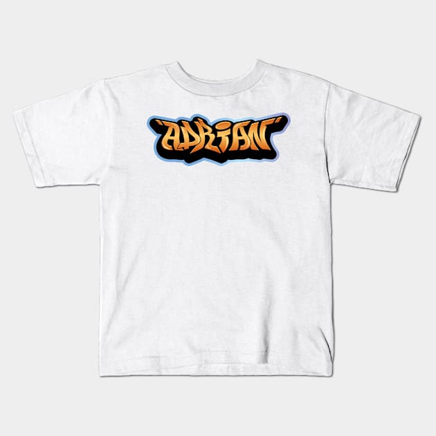 ADRIAN Kids T-Shirt by WildMeART